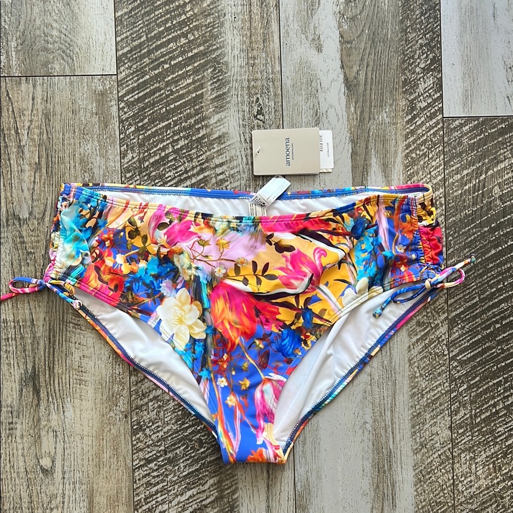Colorful Floral Bikini Bottoms